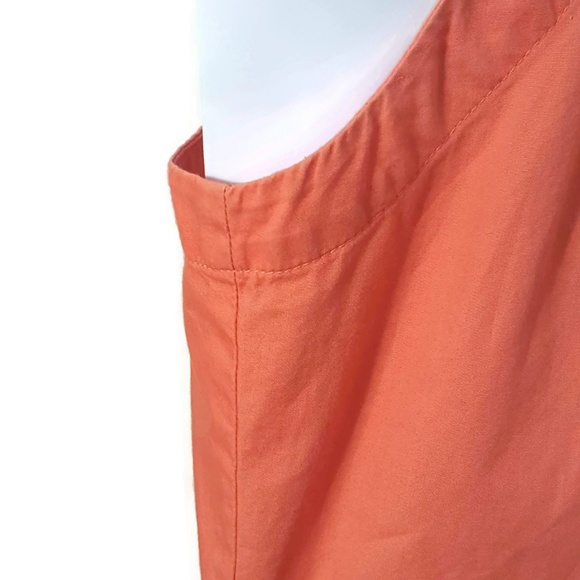 J Crew Coral Size 0 Ruffle Trim Spring Dress - Picture 4 of 8